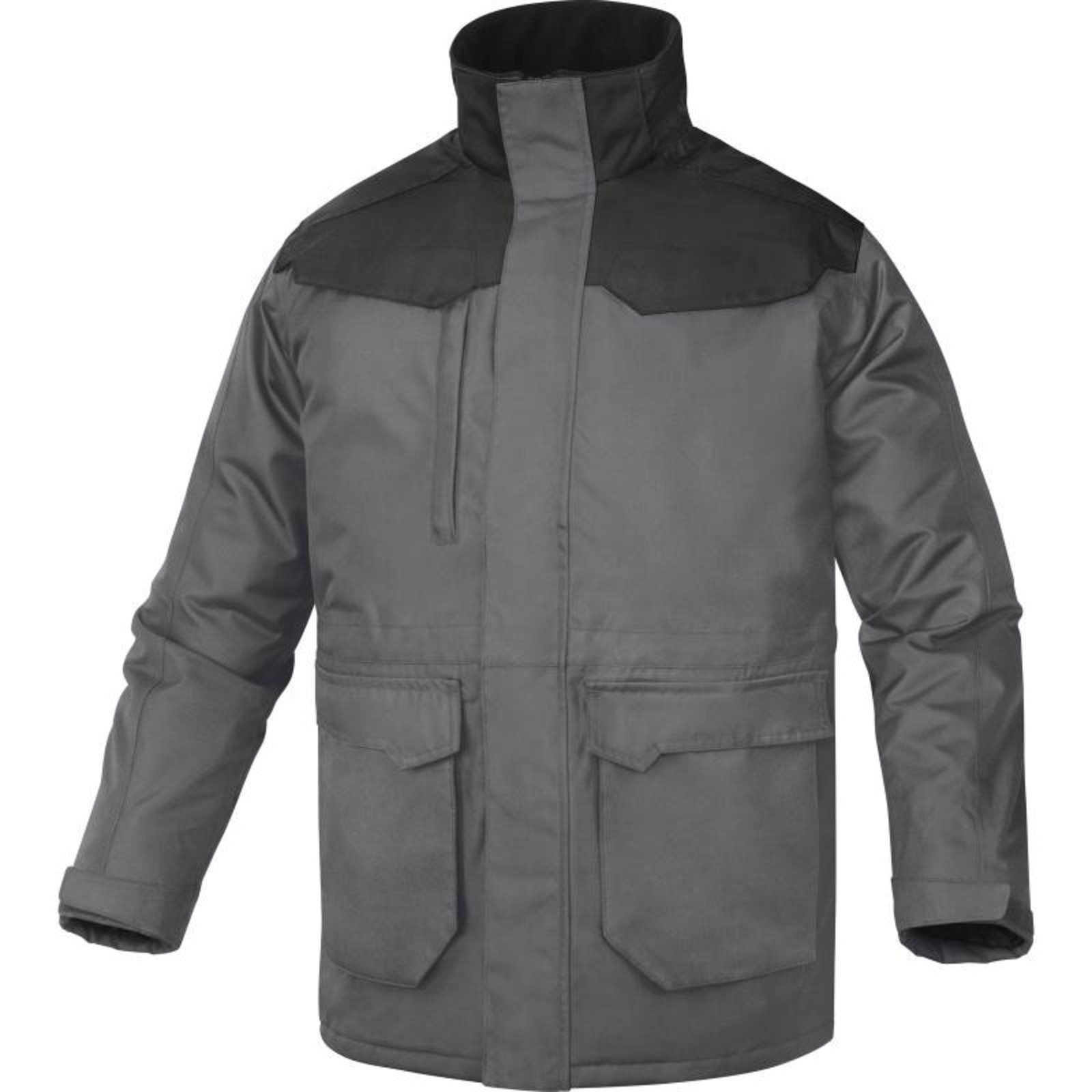 Zimná bunda Delta Plus Carson2 - veľkosť: 3XL, farba: sivá/čierna