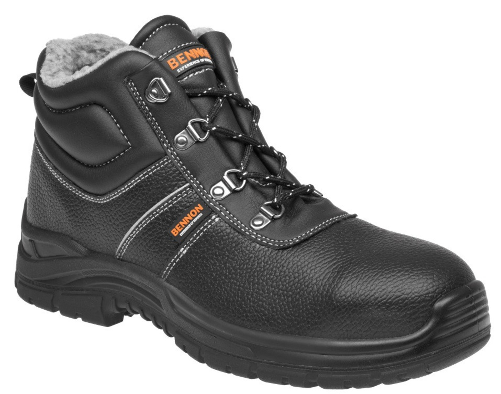 Zimná pracovná obuv Bennon Basic O2 - veľkosť: 45, farba: čierna