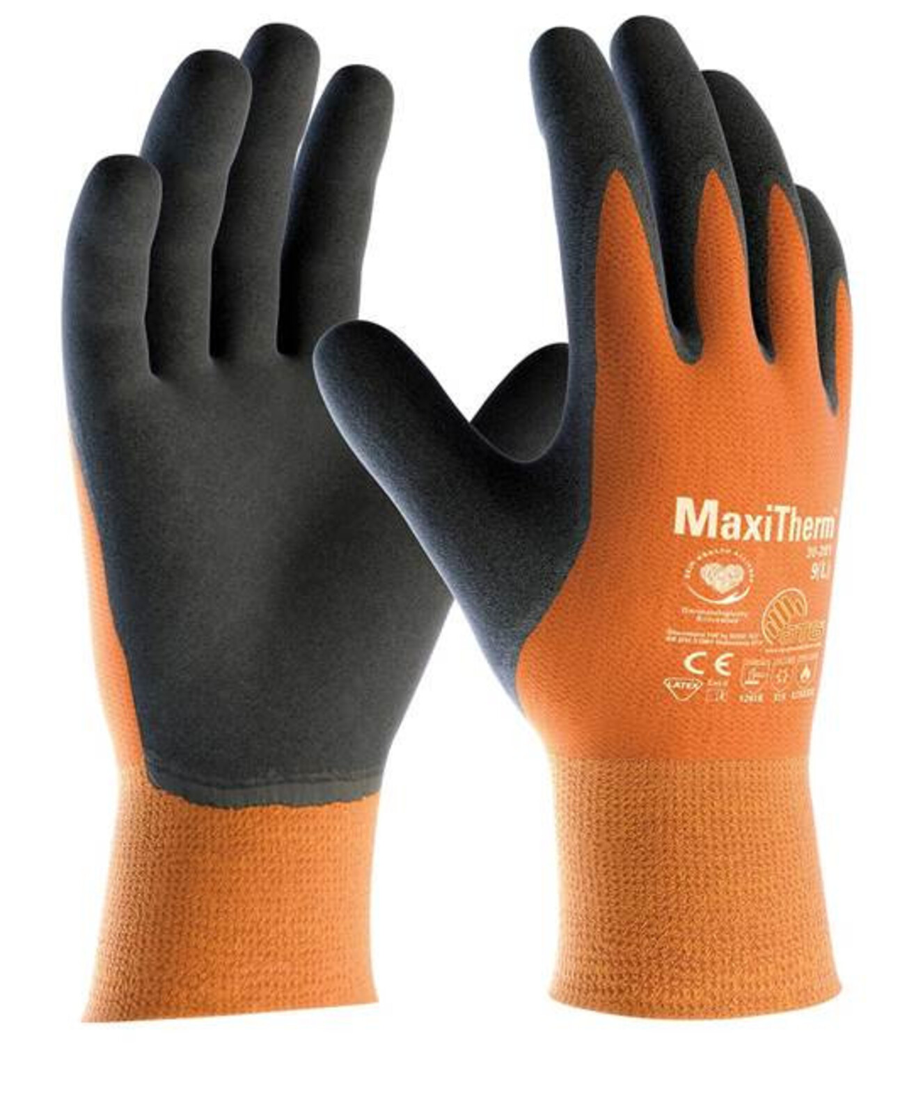 Zimné rukavice ATG  MaxiTherm 30-201 (12 párov) - veľkosť: 11/XXL, farba: oranžová