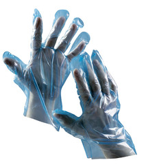 Jednorazové rukavice Duck blue polyetylénové  500 ks