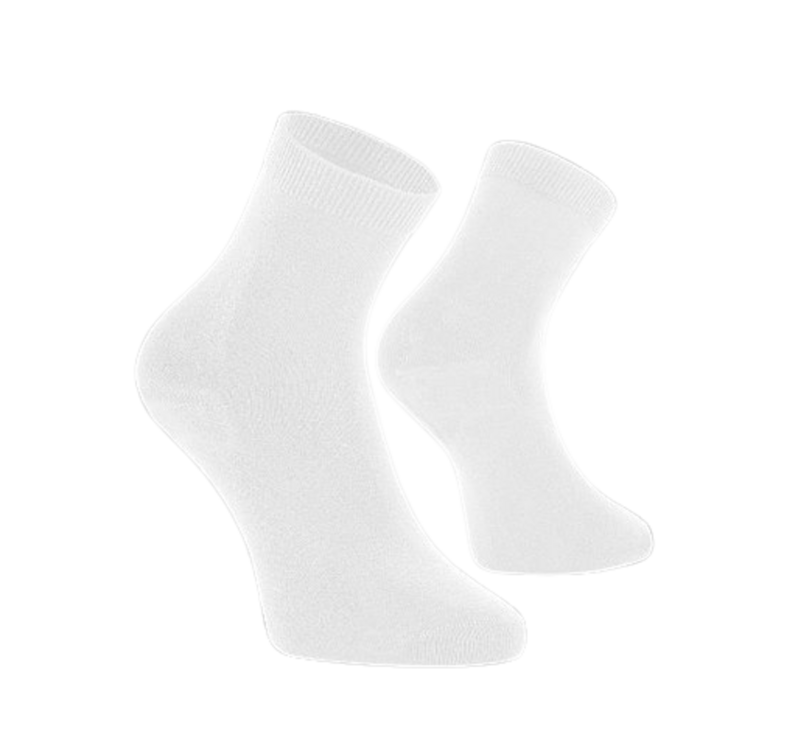 Antibakteriálne ponožky VM Bamboo Medical, 3 páry - veľkosť: 43-46, farba: biela