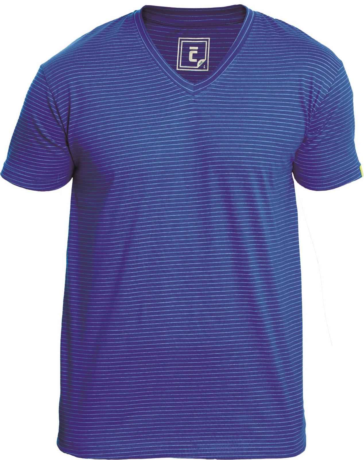 Antistatické ESD tričko Cerva Noyo s V-výstrihom - veľkosť: S, farba: kráľovská modrá