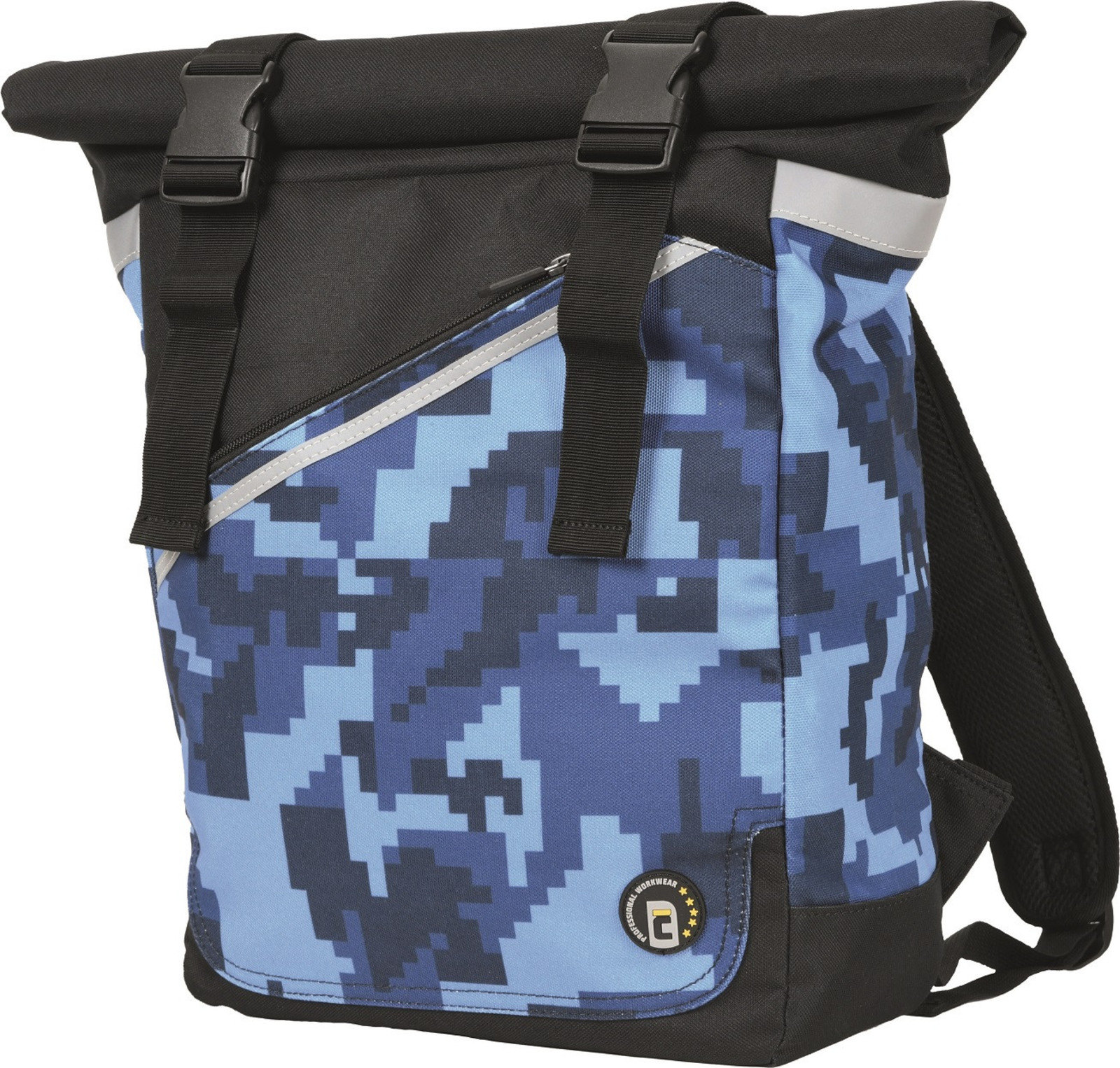 Maskáčový batoh Cerva Neurum Camouflage - veľkosť: UNI, farba: navy