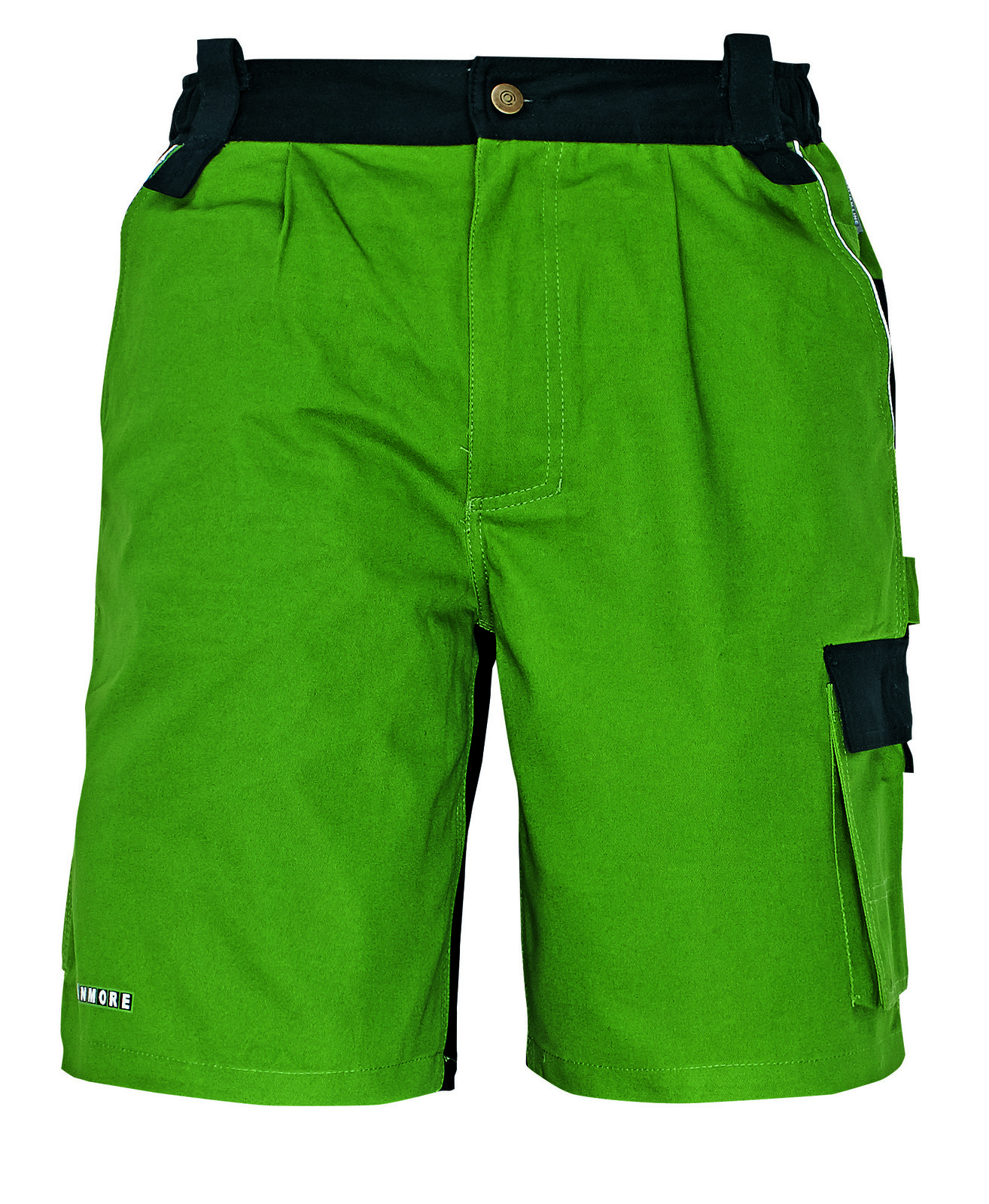 Bavlnené montérkové šortky Stanmore - veľkosť: 54, farba: zelená