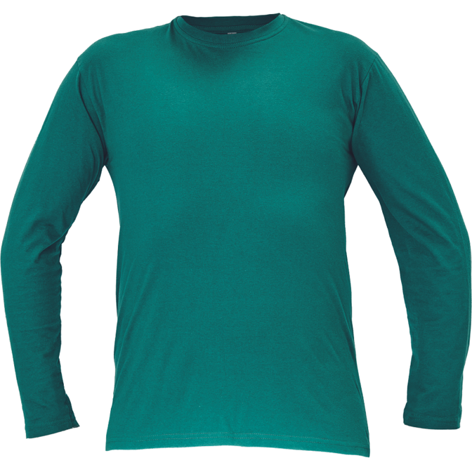 Bavlnené tričko s dlhým rukávom Cambon - veľkosť: L, farba: zelená