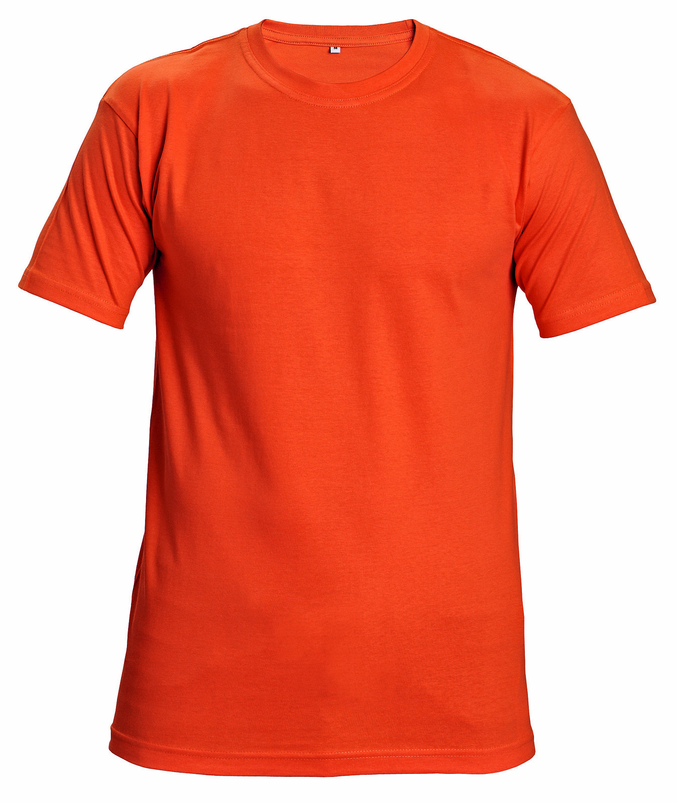 Bavlnené tričko s krátkym rukávom Garai - veľkosť: XL, farba: oranžová