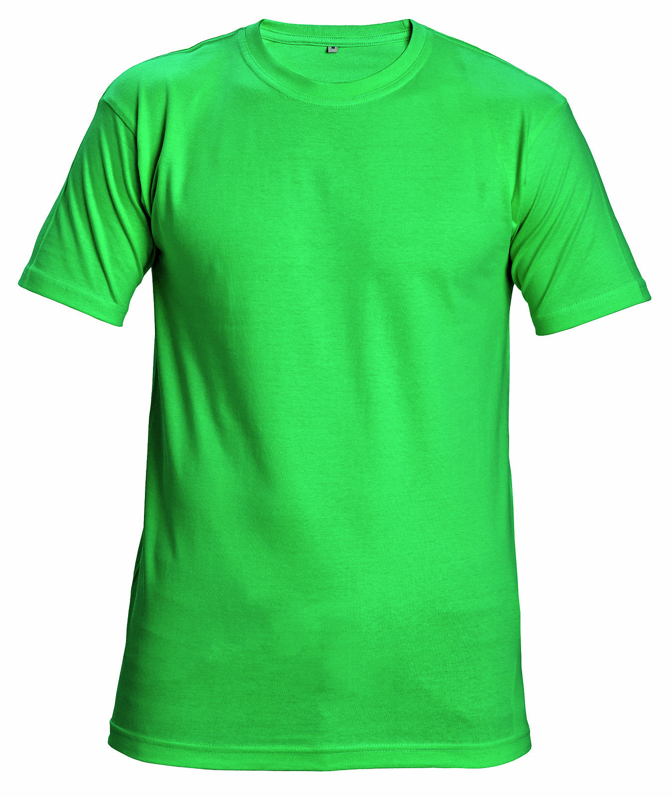 Bavlnené tričko s krátkym rukávom Garai - veľkosť: M, farba: zelená