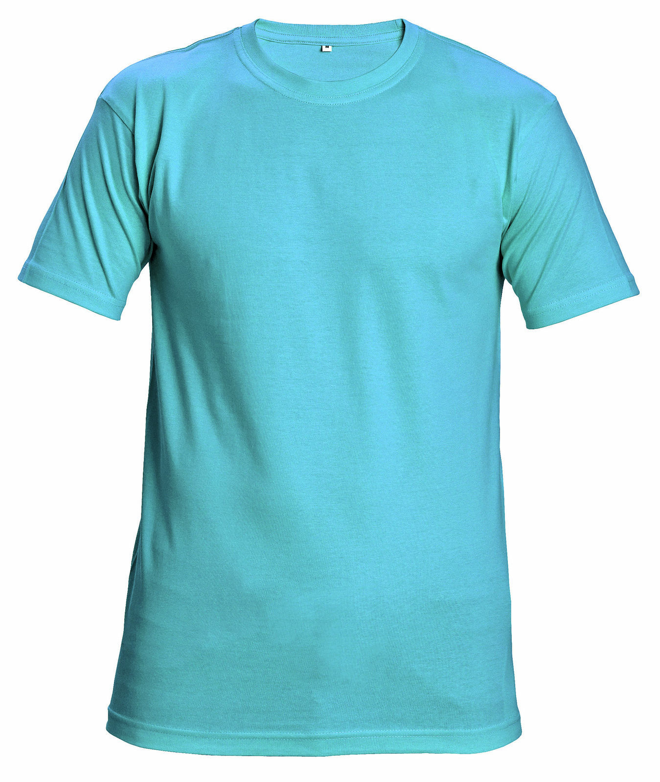 Bavlnené tričko s krátkym rukávom Garai - veľkosť: S, farba: nebesky modrá