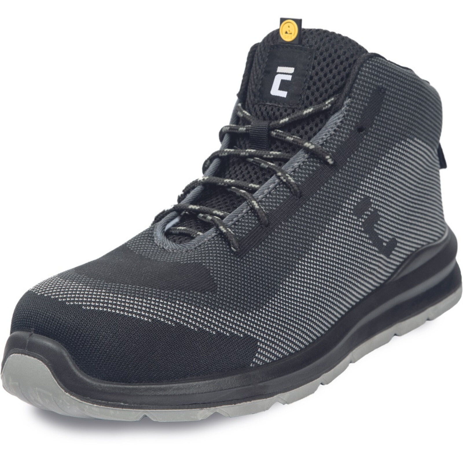 Bezpečnostná členková obuv Cerva Vadorros S1P MF ESD SRC - veľkosť: 47, farba: sivá/čierna