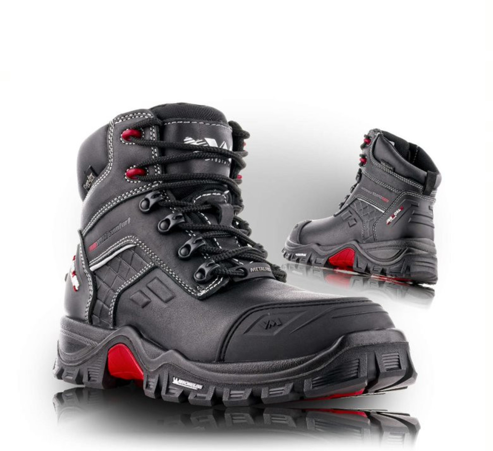 Bezpečnostná obuv Michelin® Rockford S3 s membránou - veľkosť: 41, farba: čierna