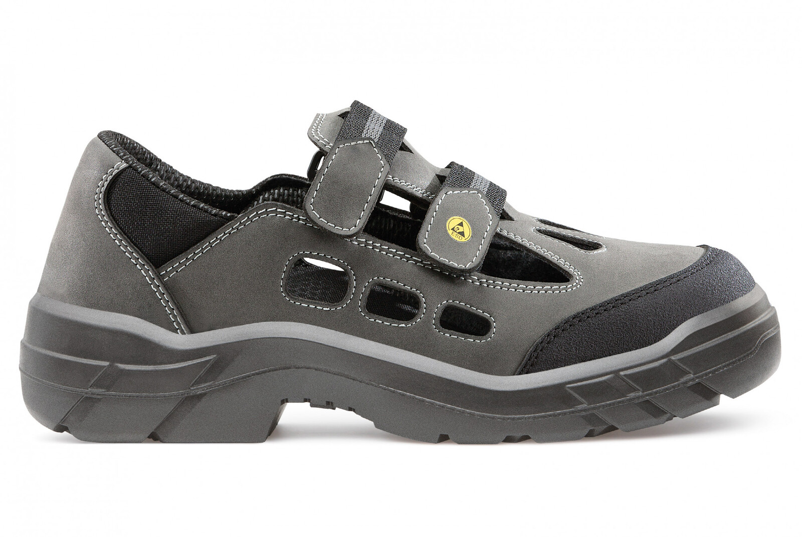 Bezpečnostné sandále  Artra Arjun 903 2560 S1 SRC ESD - veľkosť: 37, farba: sivá/čierna