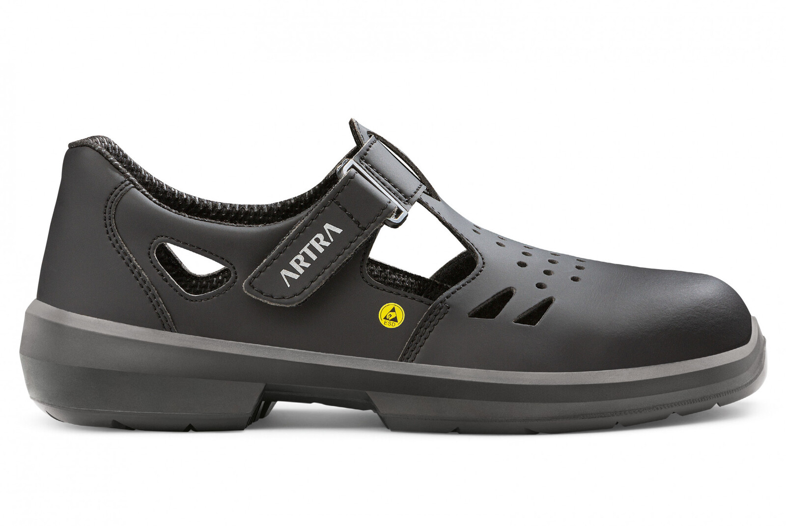 Bezpečnostné sandále Artra Armen 9008 6760 S1 SRC ESD MF - veľkosť: 48, farba: čierna
