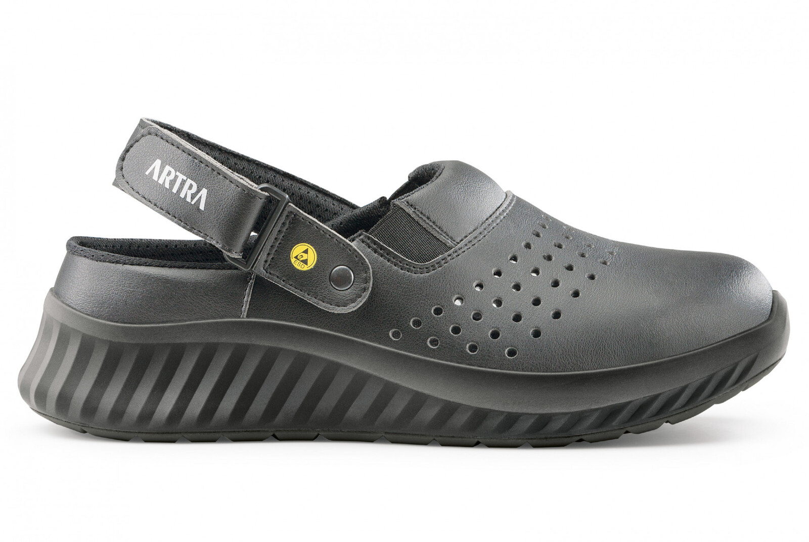 Pracovné  sandále Artra Art 702 Air 6660 OB A E FO SRC ESD - veľkosť: 38, farba: čierna