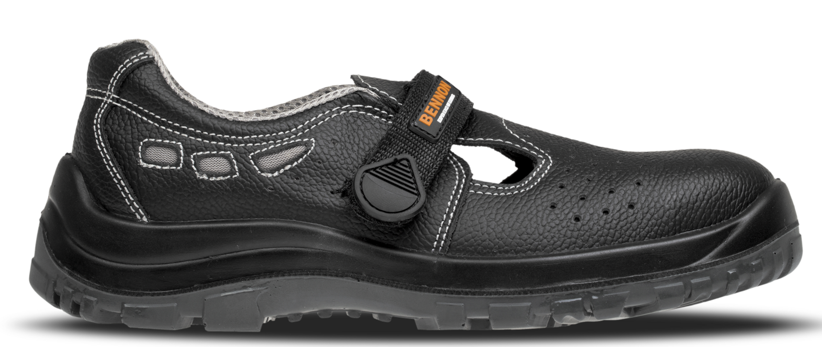 Bezpečnostné sandále Bennon Basic S1 - veľkosť: 36, farba: čierna