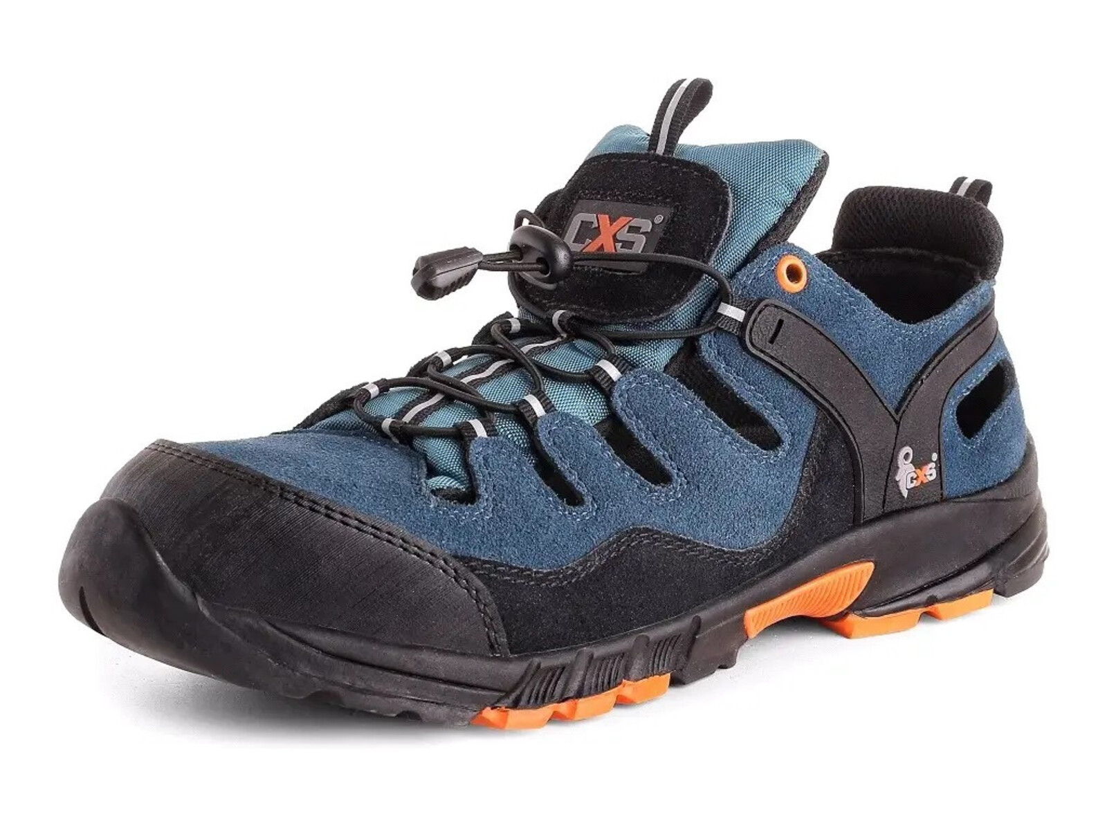 Bezpečnostné sandále CXS Land Cabrera S1 SRC - veľkosť: 48, farba: modrá/oranžová