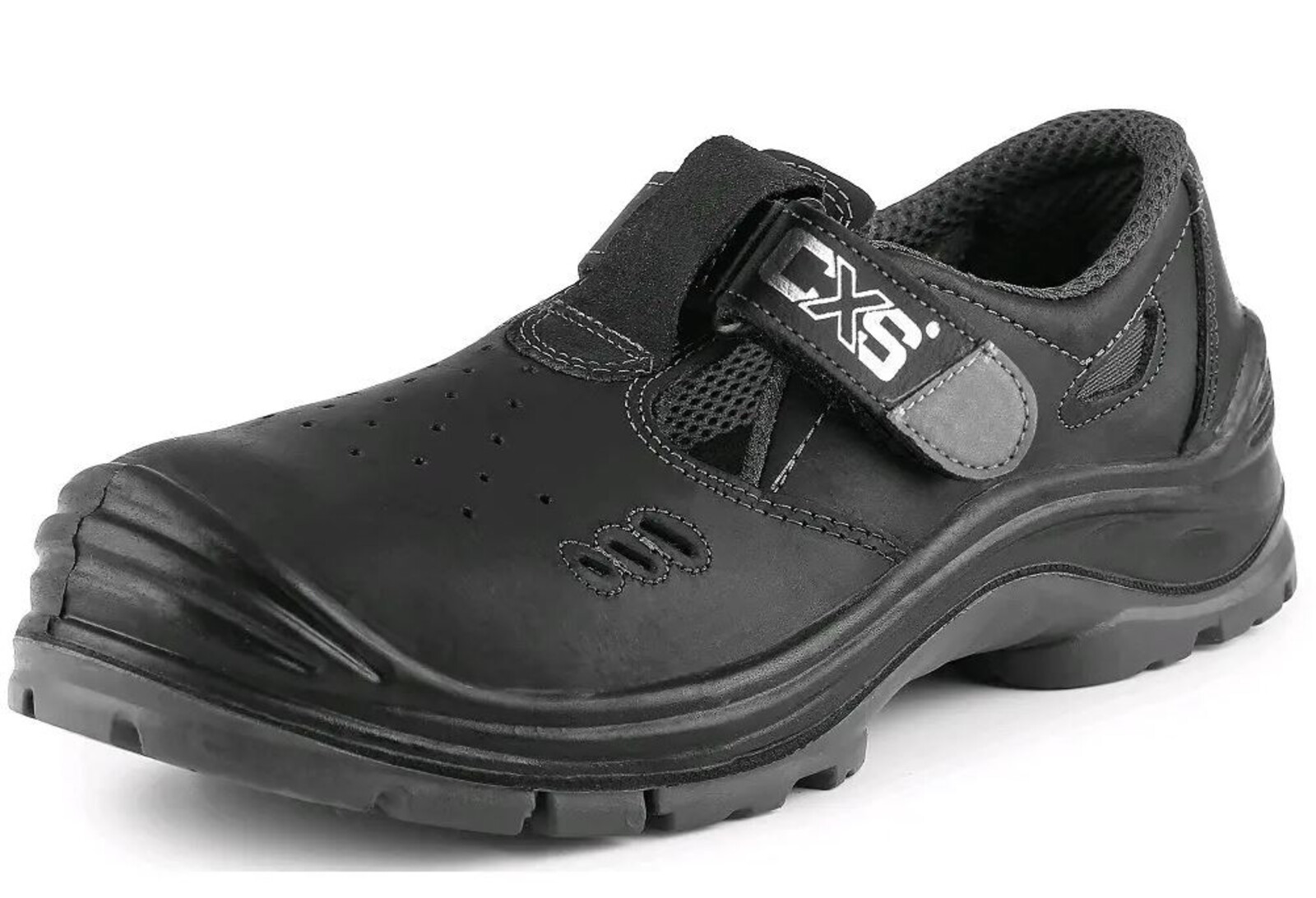 Bezpečnostné sandále CXS Safety Steel Iron S1 - veľkosť: 40, farba: čierna