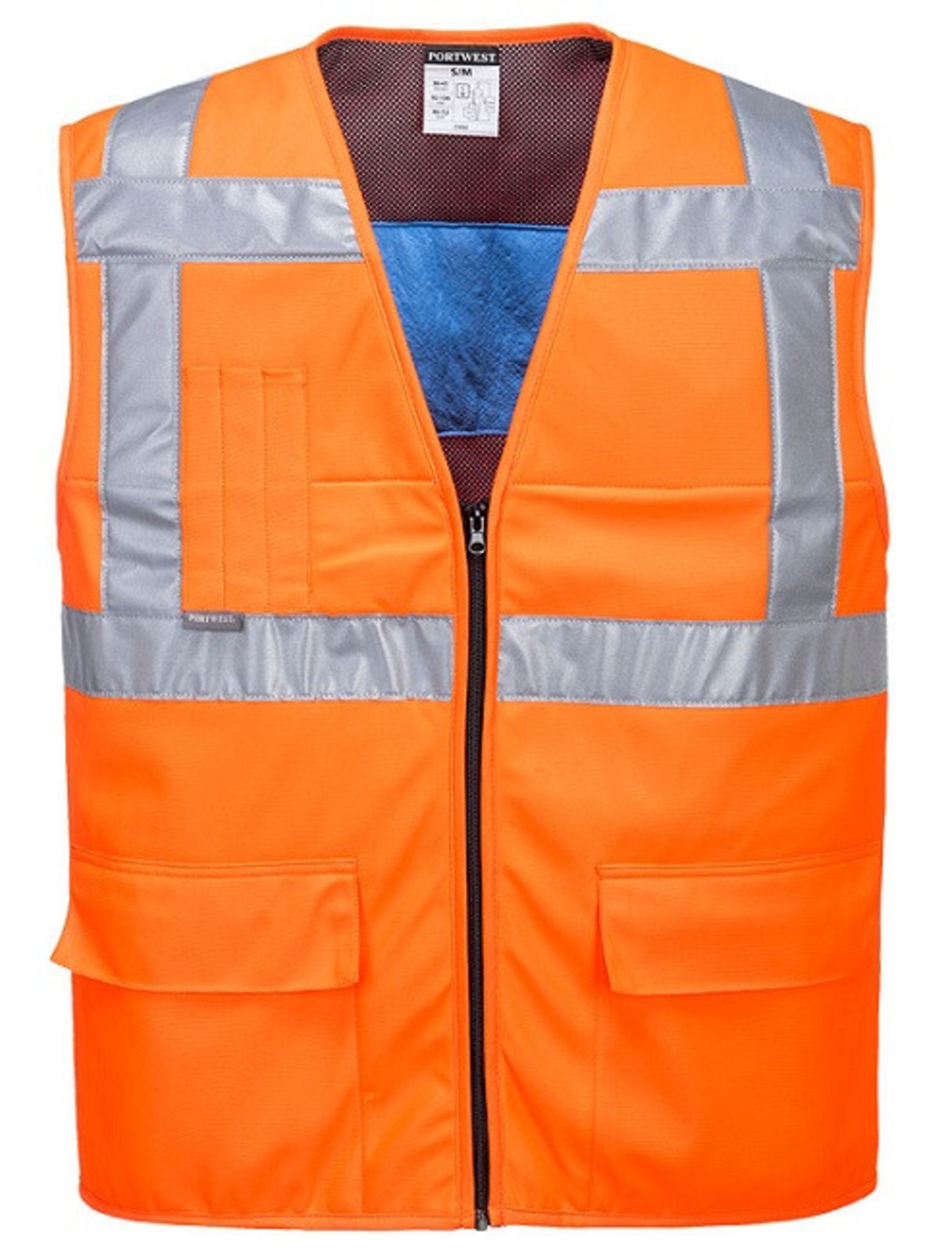Chladiaca reflexná vesta Portwest CV02 - veľkosť: L/XL, farba: oranžová