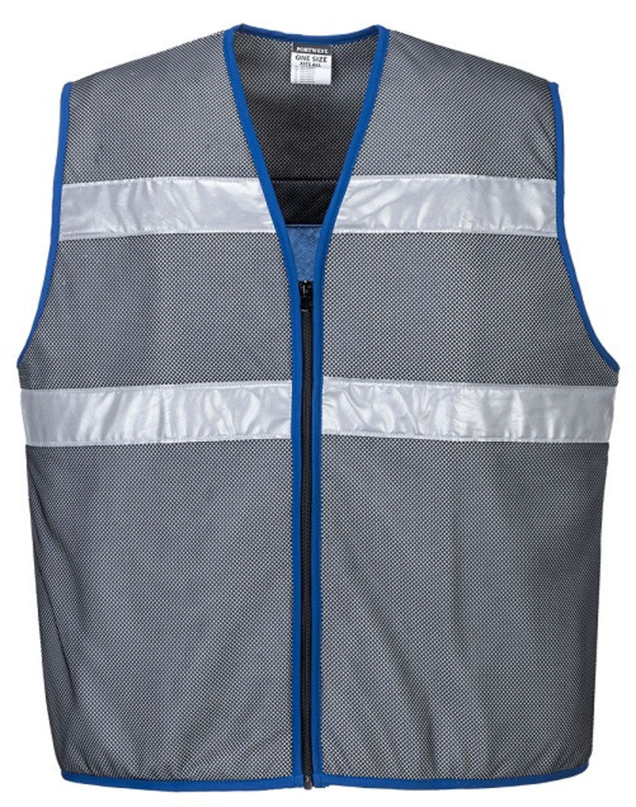 Chladiaca vesta s reflexnými pruhmi Portwest CV01  - veľkosť: L/XL, farba: sivá