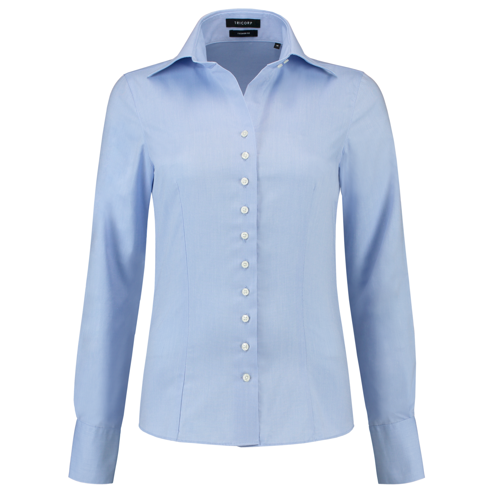 Dámska košeľa s dlhým rukávom Tricorp Fitted T22 - veľkosť: 40, farba: svetlo modrá