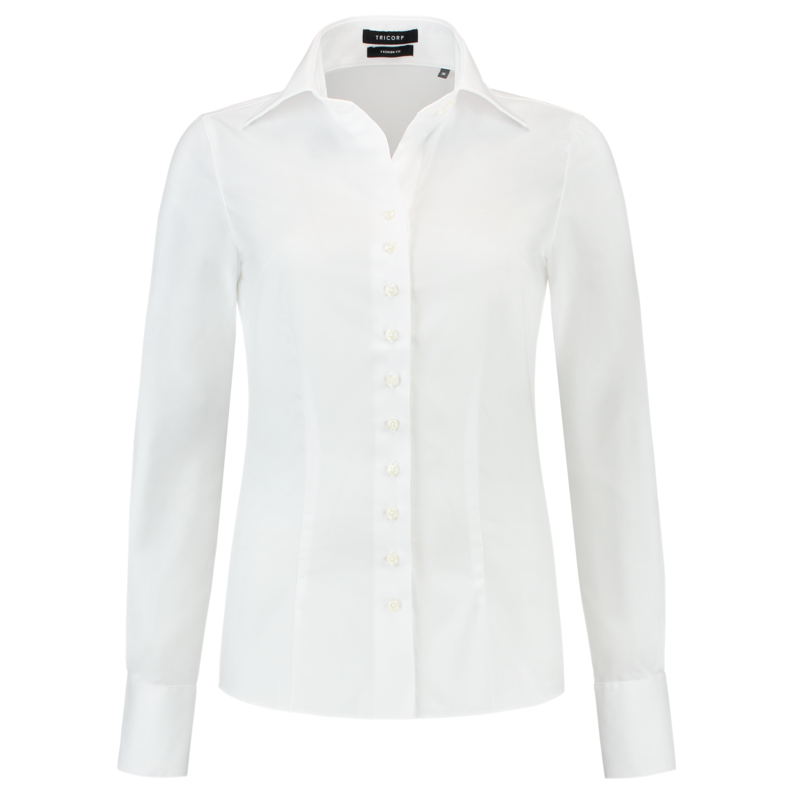 Dámska košeľa s dlhým rukávom Tricorp Fitted T22 - veľkosť: 44, farba: biela