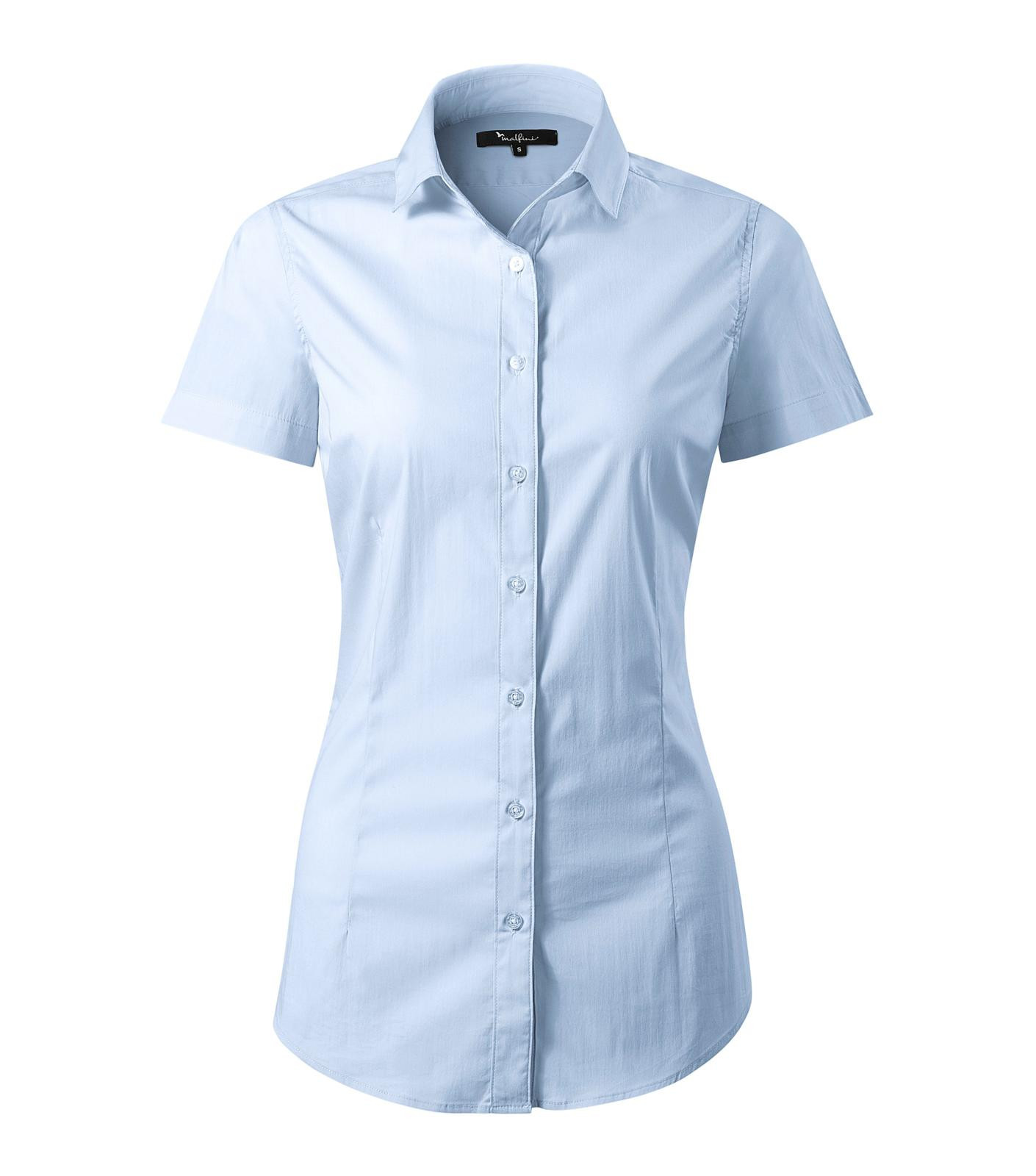Dámska košeľa s krátkym rukávom Malfini Premium Flash 261 - veľkosť: M, farba: light blue