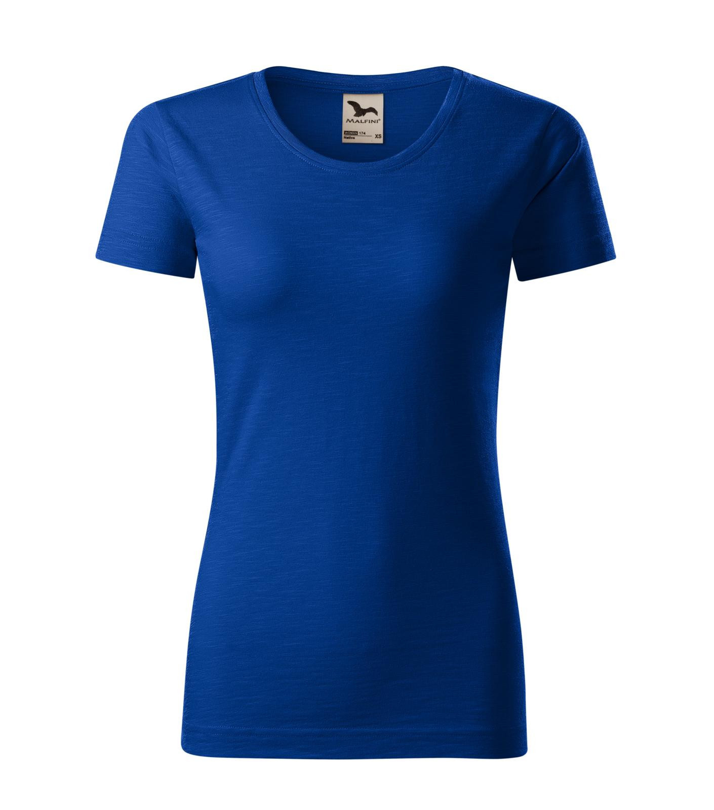 Dámske bavlnené tričko Malfini Native 174 - veľkosť: M, farba: kráľovská modrá