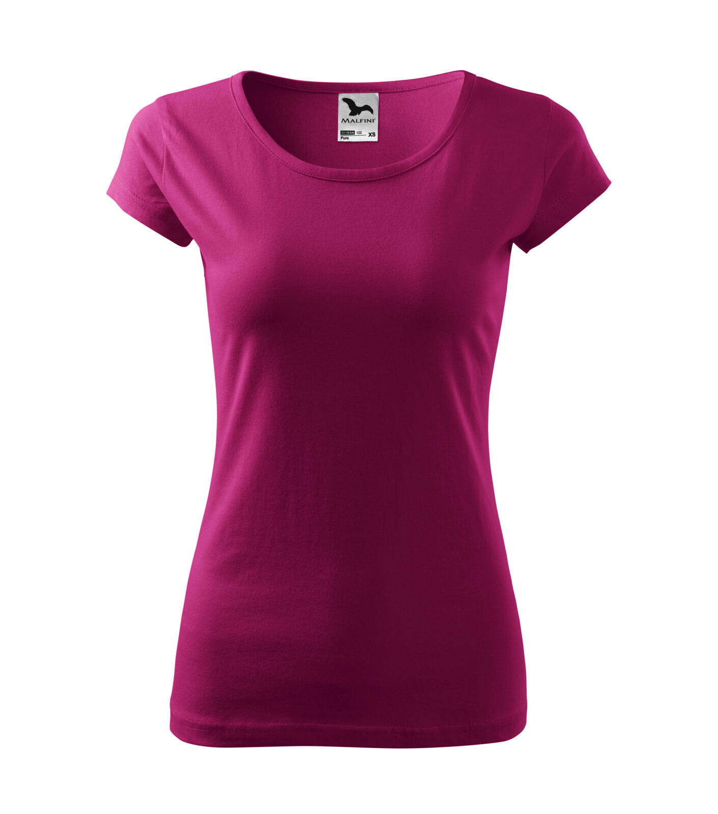 Dámske bavlnené tričko Malfini Pure 122 - veľkosť: S, farba: fuchsia red