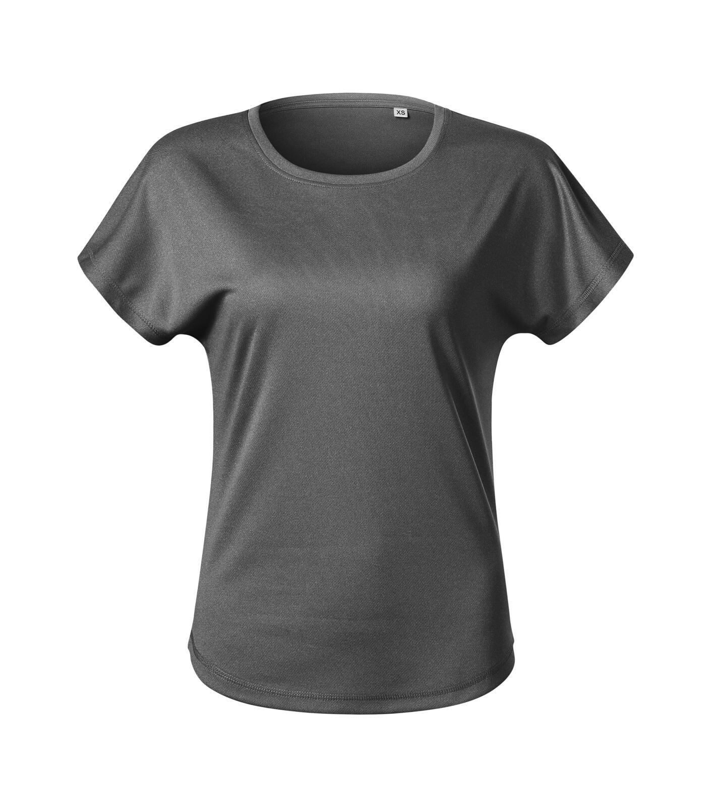 Dámske funkčné tričko Malfini Chance GRS 811 - veľkosť: XXL, farba: čierny melír