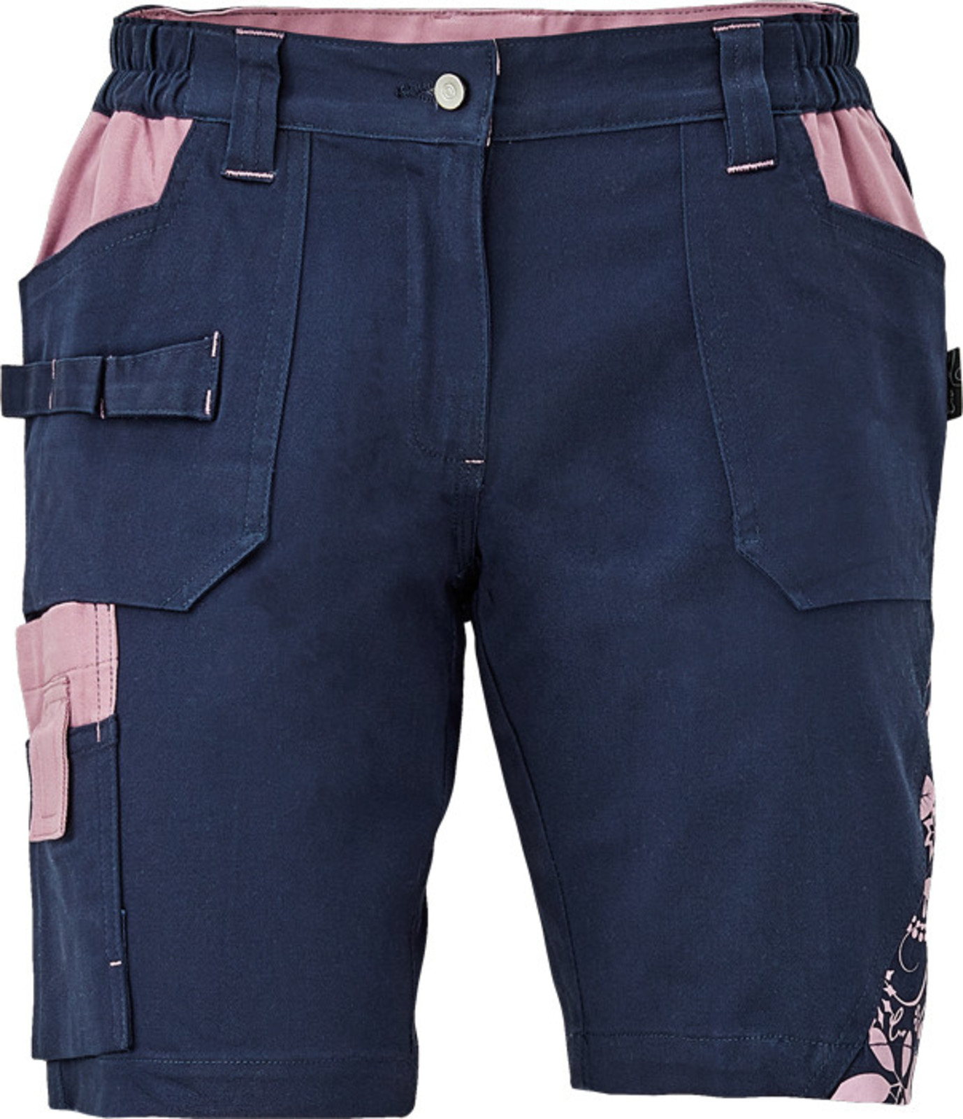 Dámske pracovné šortky Cerva Yowie - veľkosť: 38, farba: navy/fialová