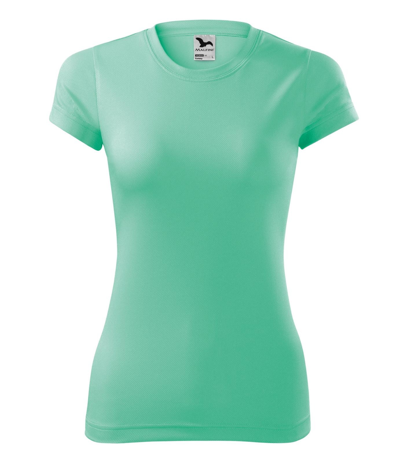 Dámske rýchloschnúce tričko Malfini Fantasy 140 - veľkosť: L, farba: mätová
