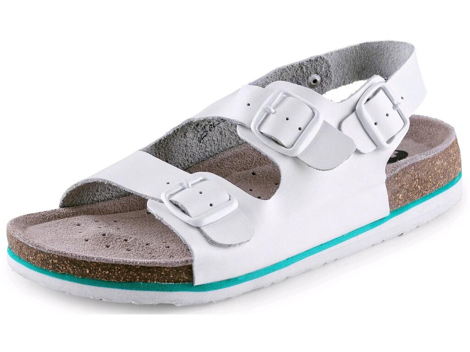 Dámske zdravotné sandále CXS Cork Megi - veľkosť: 41, farba: biela