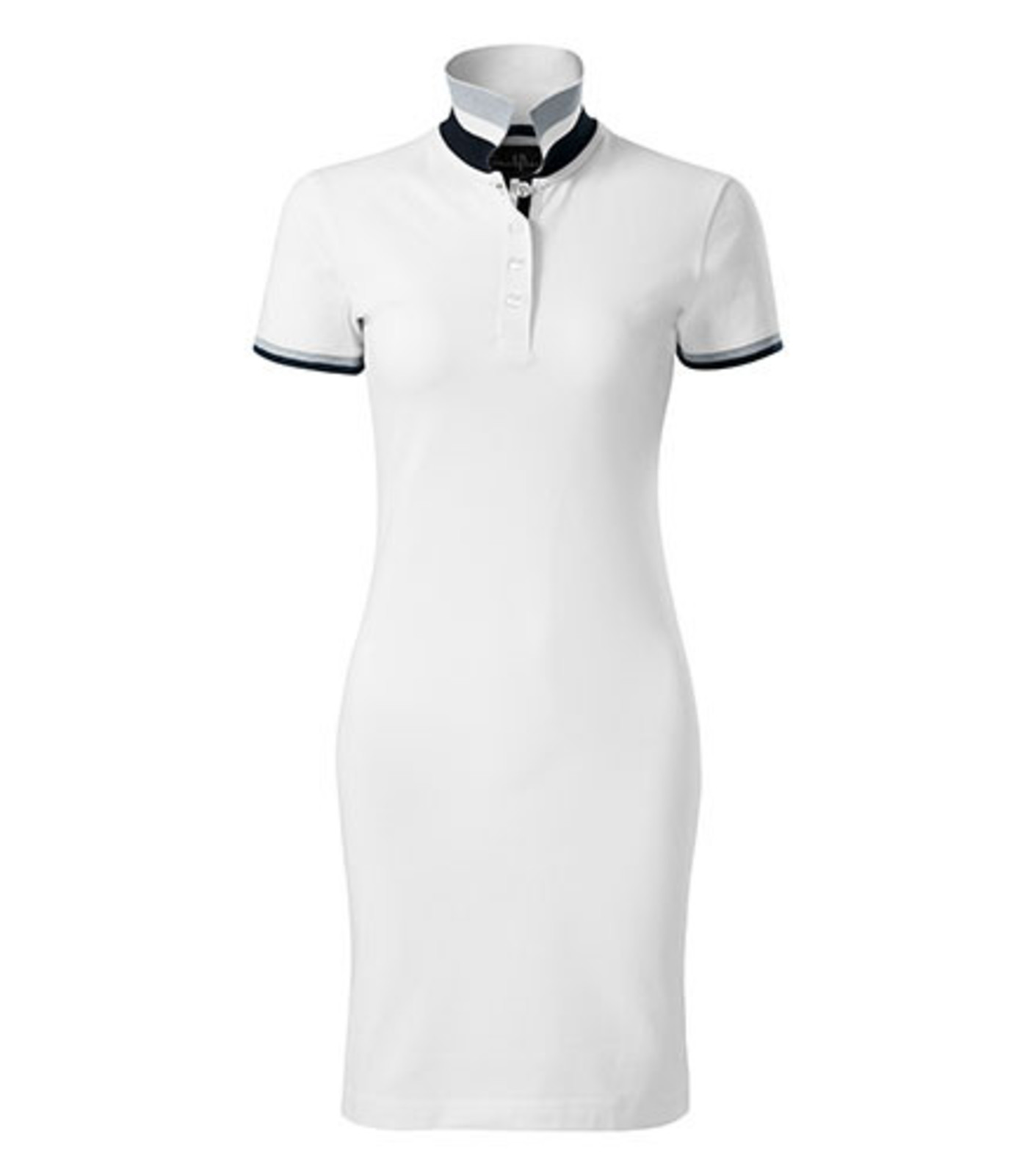 Dámske šaty Malfini Premium Dress Up 271 - veľkosť: S, farba: biela