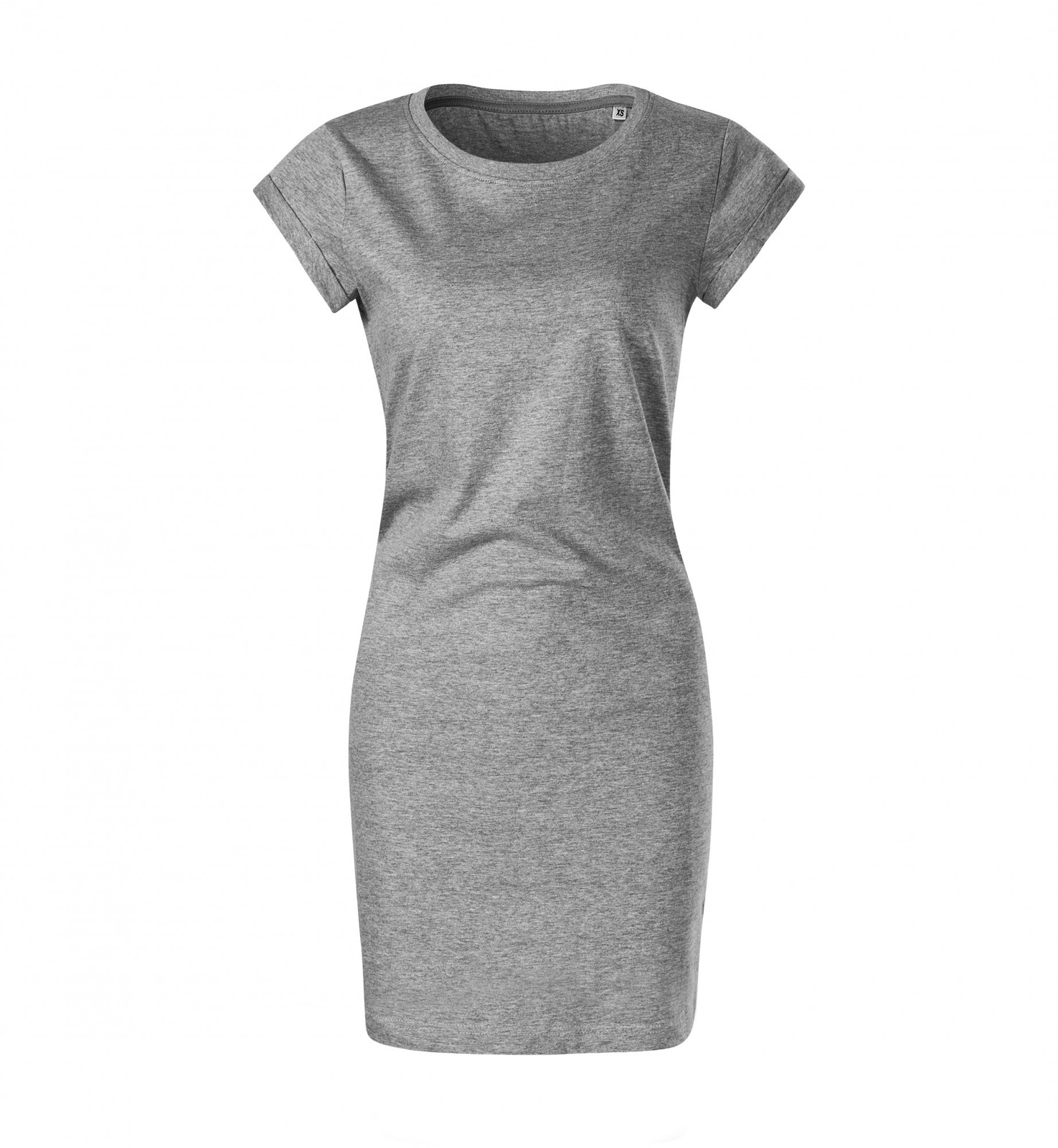 Dámske šaty Malfini Freedom 178 - veľkosť: M, farba: tmavosivý melír