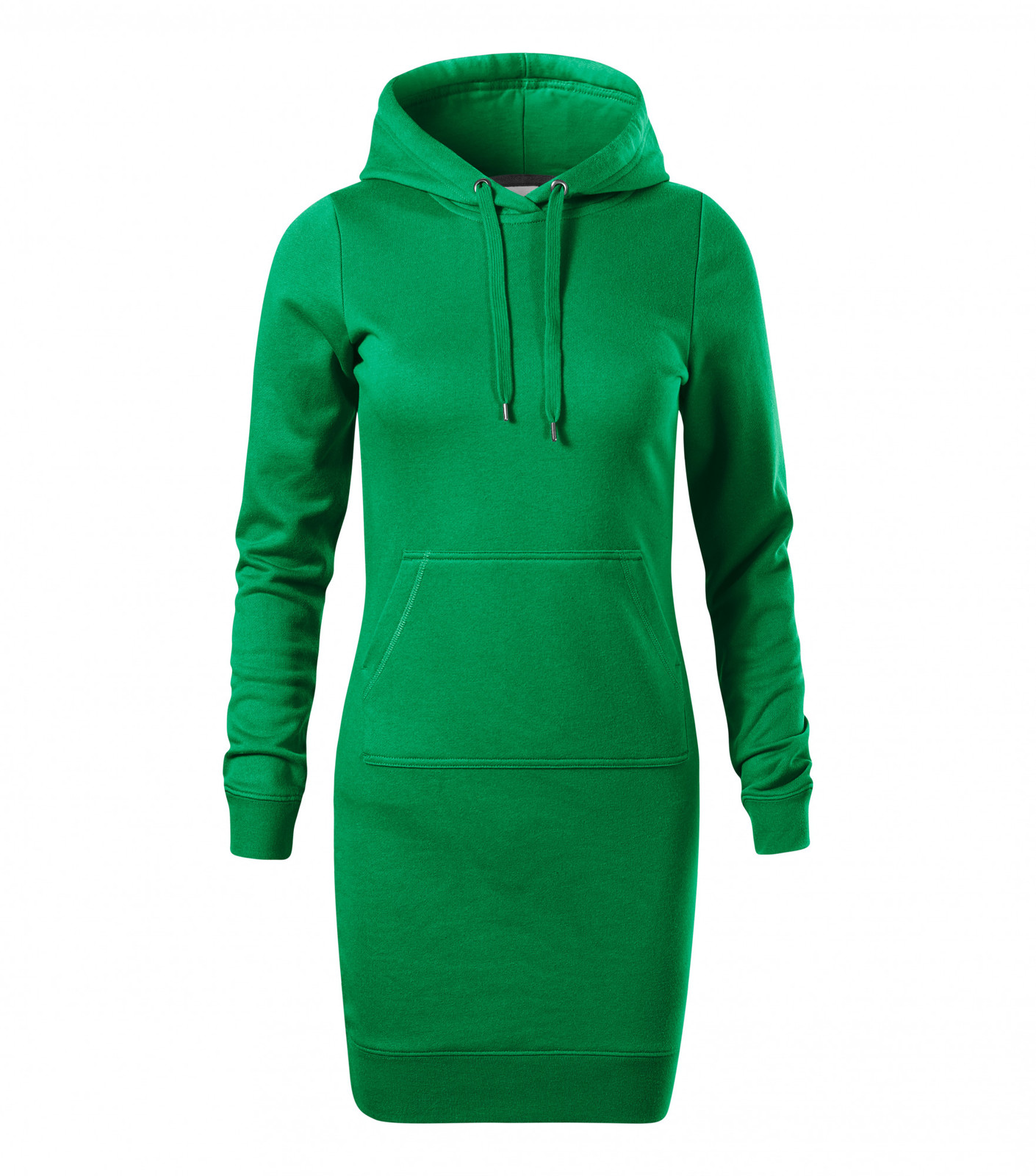 Dámske šaty Malfini Snap 419 - veľkosť: S, farba: trávová zelená