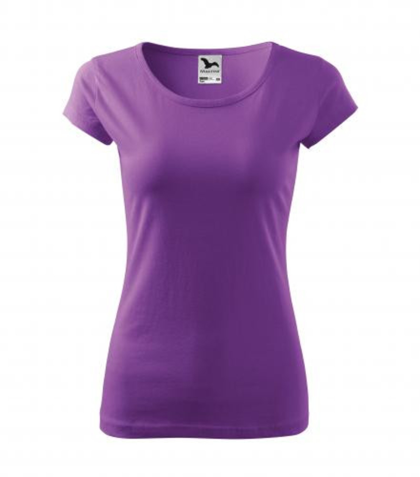 Dámske bavlnené tričko Malfini Pure 122 - veľkosť: L, farba: fialová
