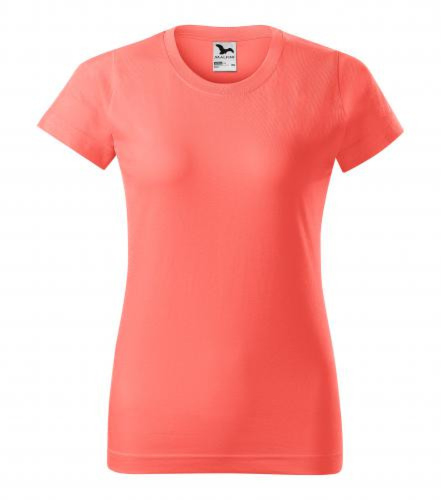 Dámske tričko Malfini Basic 134 - veľkosť: XL, farba: koralová