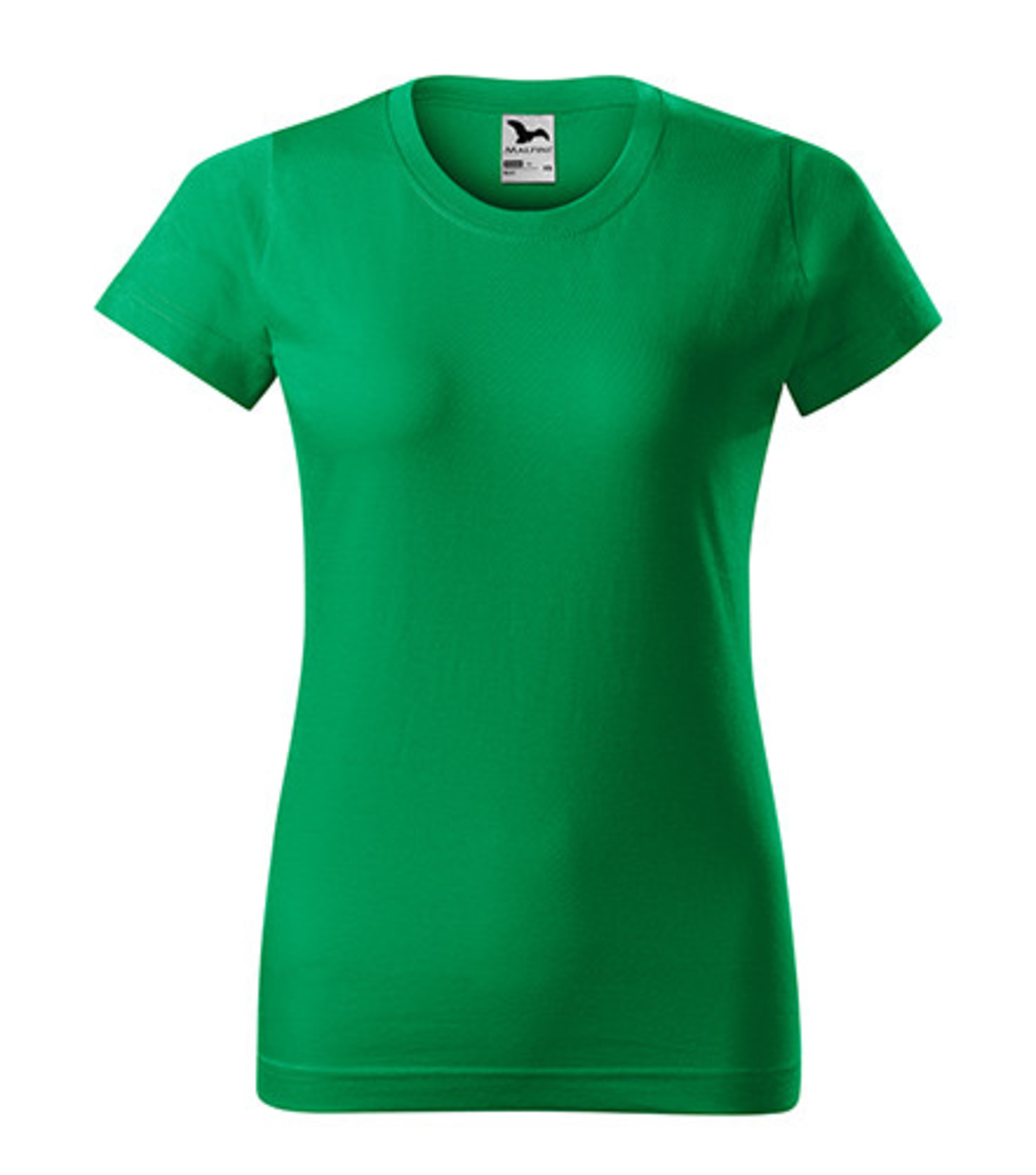 Dámske tričko Malfini Basic 134 - veľkosť: L, farba: trávová zelená
