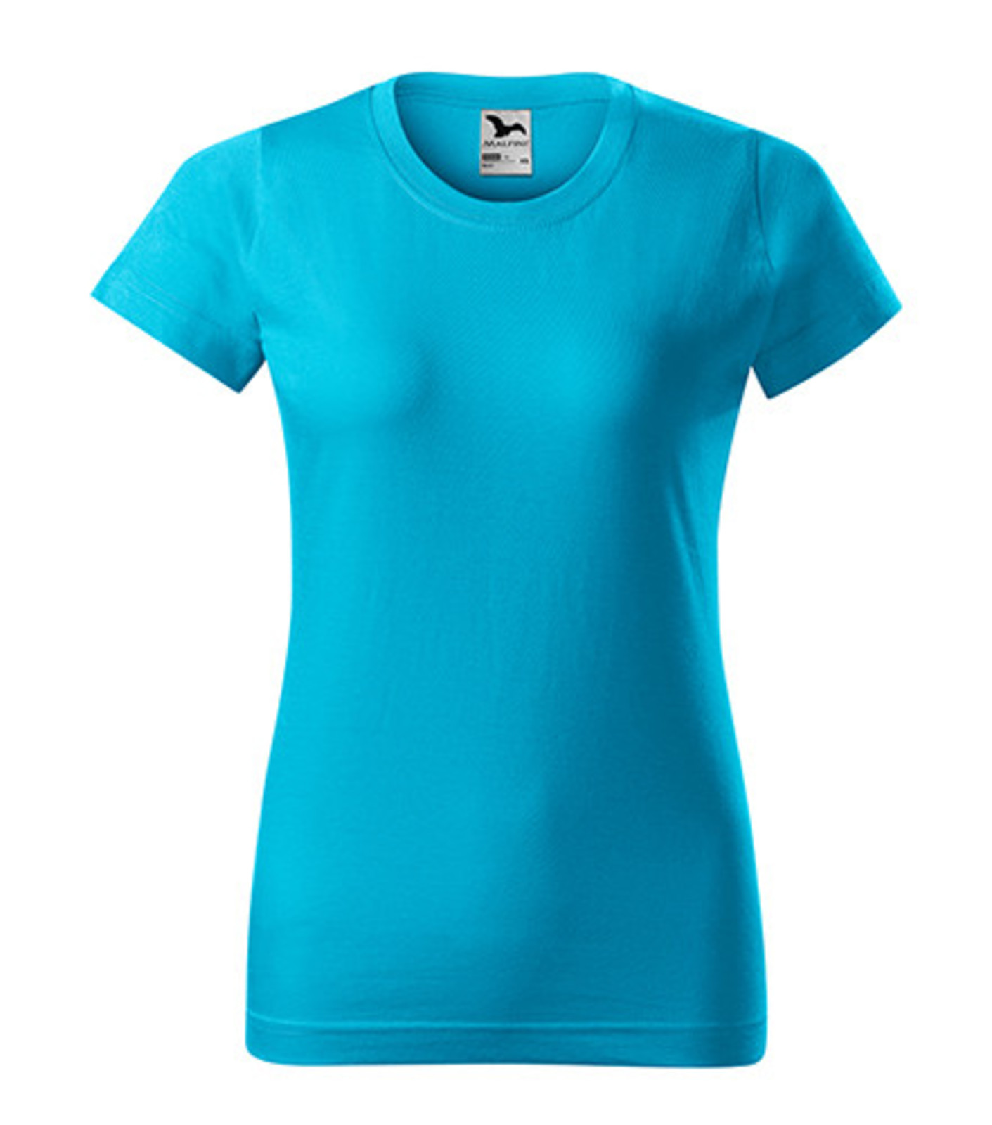 Dámske tričko Malfini Basic 134 - veľkosť: L, farba: tyrkysová