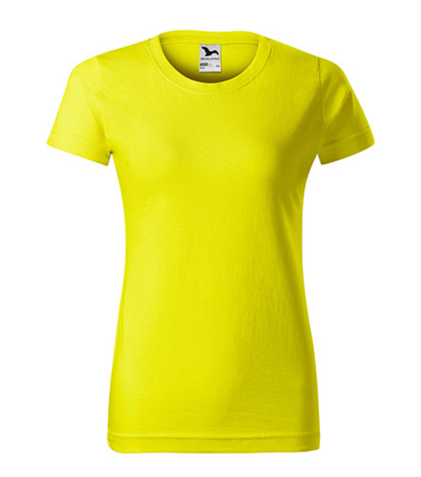 Dámske tričko Malfini Basic 134 - veľkosť: M, farba: citrónová