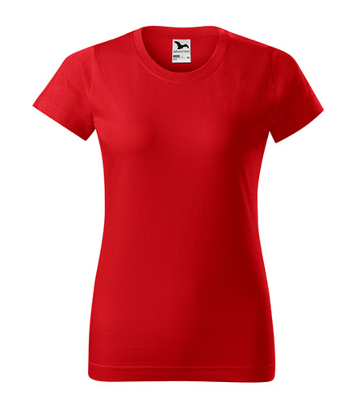 Dámske tričko Malfini Basic 134 - veľkosť: L, farba: červená