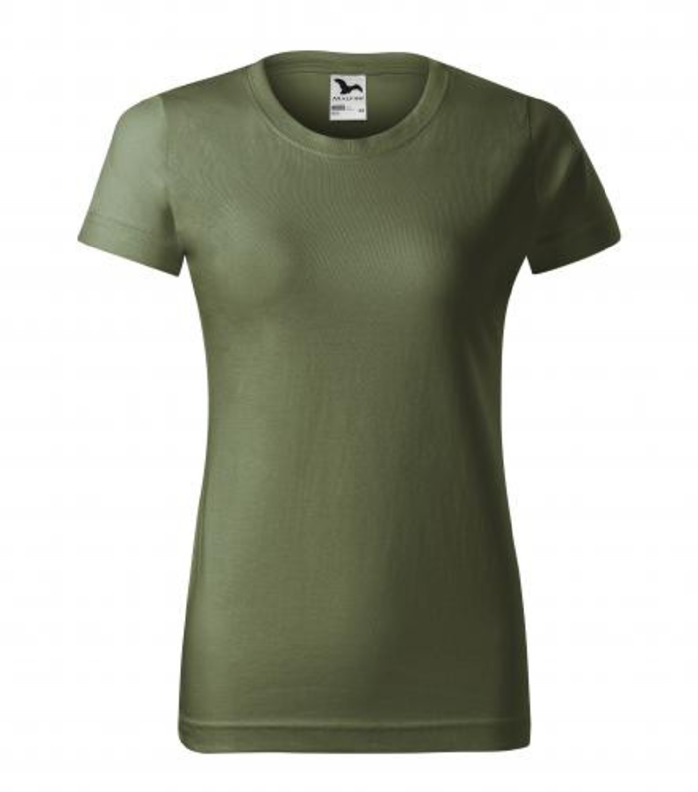 Dámske tričko Malfini Basic 134 - veľkosť: S, farba: khaki