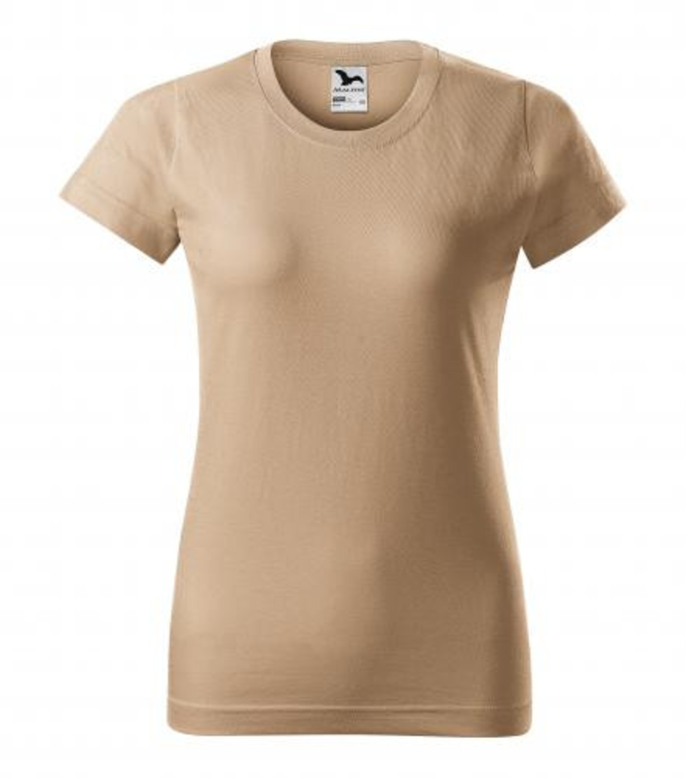Dámske tričko Malfini Basic 134 - veľkosť: XXL, farba: piesková
