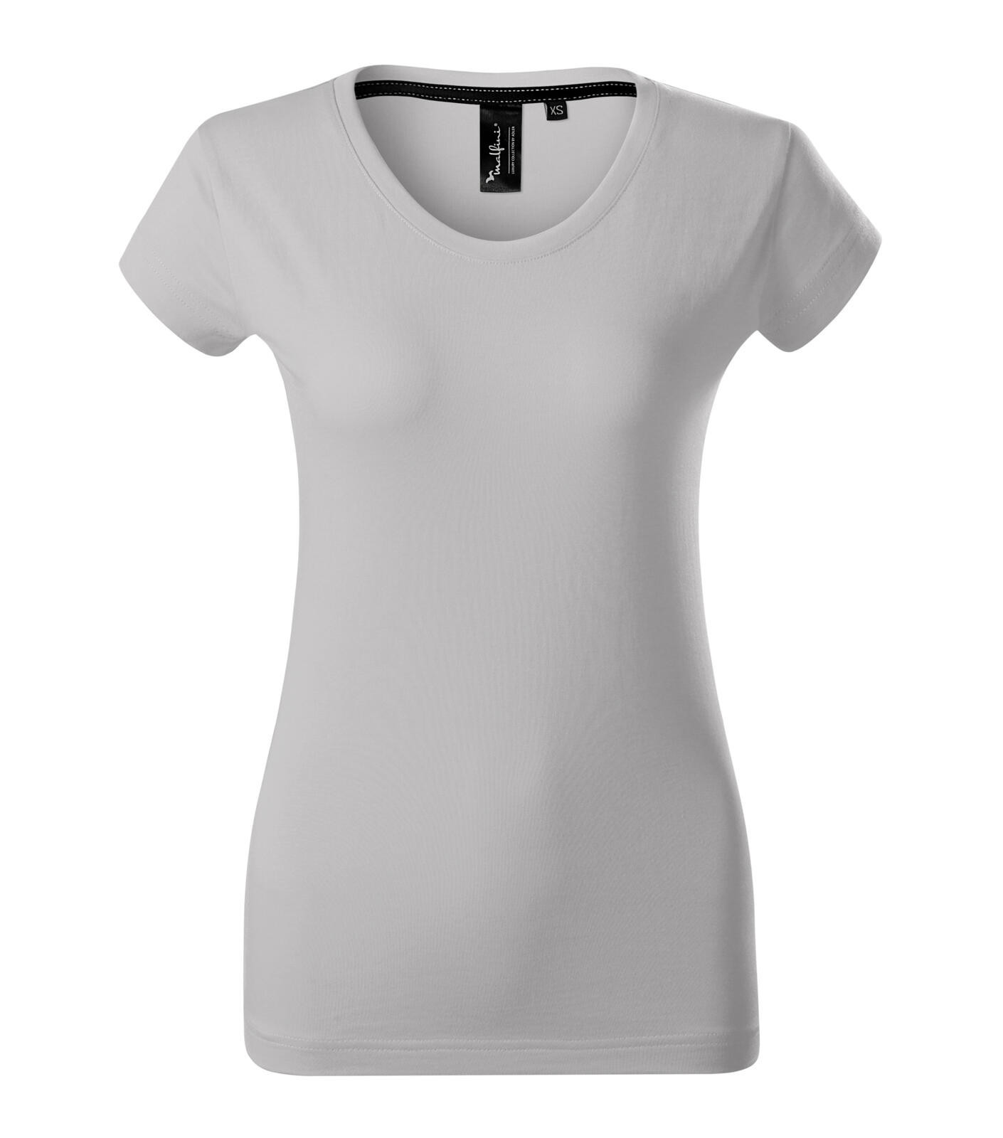 Dámske tričko Malfini Premium Exclusive 154 - veľkosť: S, farba: strieborná