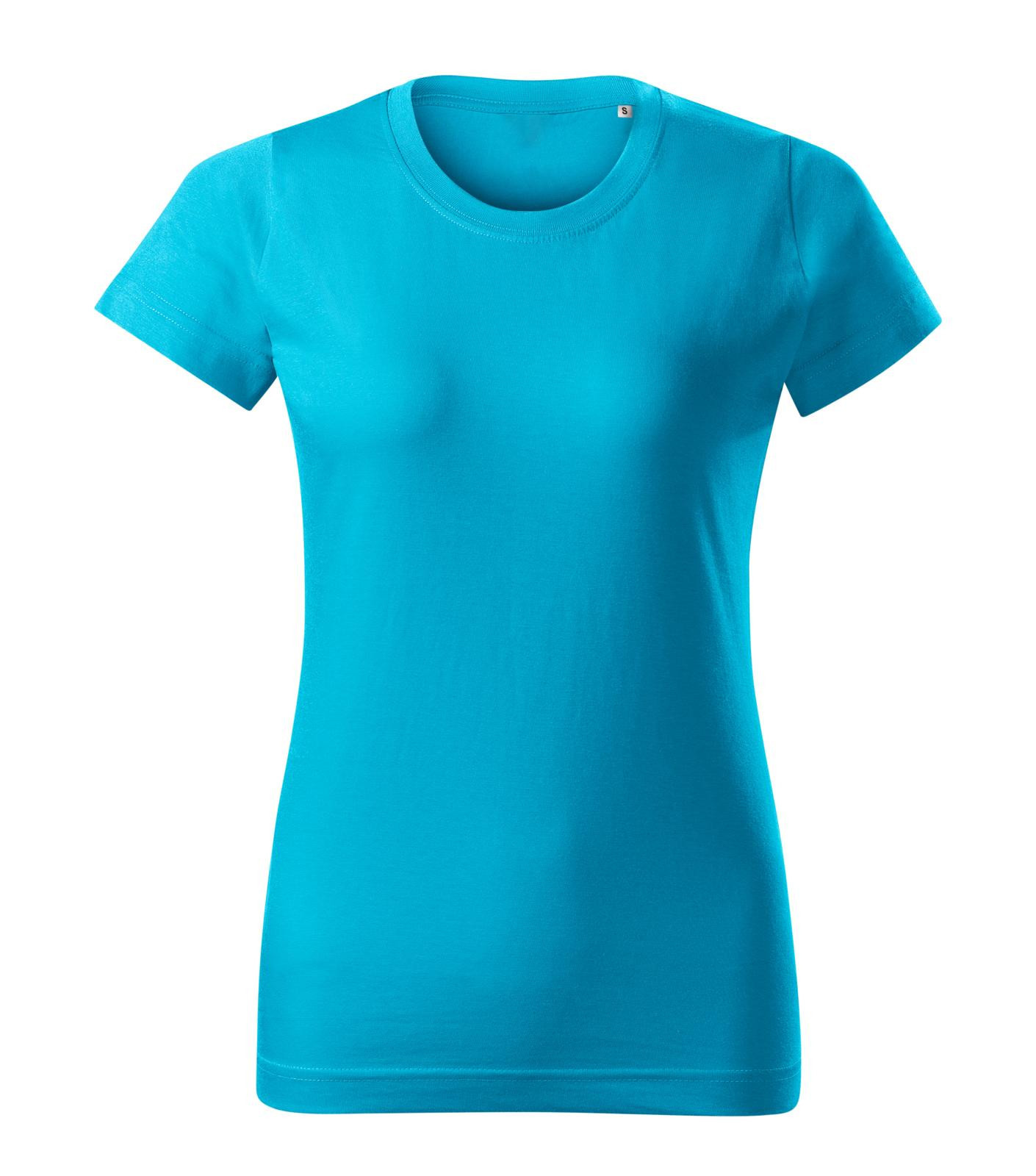 Dámske tričko Malini Basic Free F34 - veľkosť: M, farba: tyrkysová
