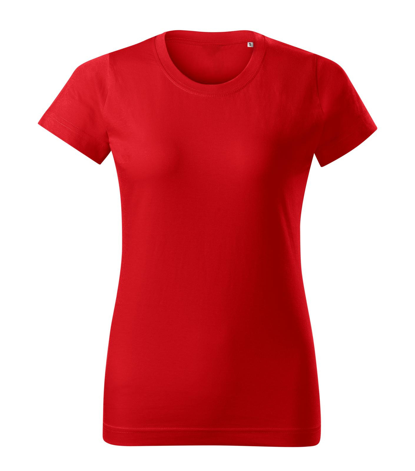 Dámske tričko Malini Basic Free F34 - veľkosť: L, farba: červená