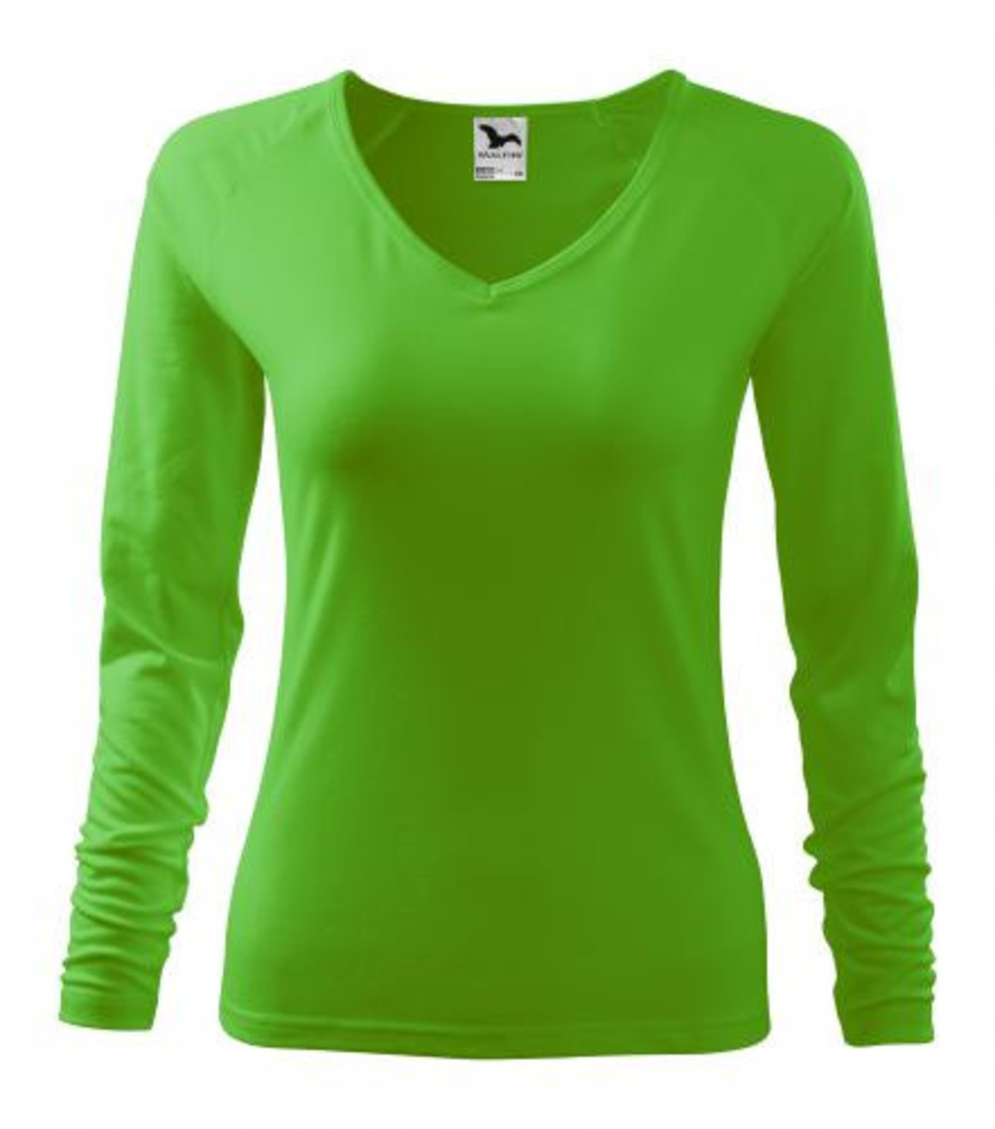 Dámske tričko s dlhým rukávom Adler Elegance 127 - veľkosť: XS, farba: zelené jablko