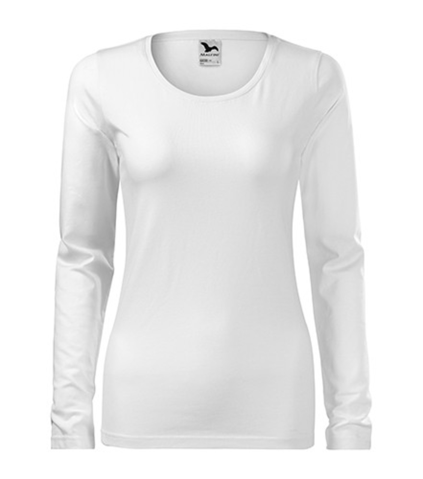 Dámske tričko s dlhým rukávom Adler Slim 139 - veľkosť: XL, farba: biela