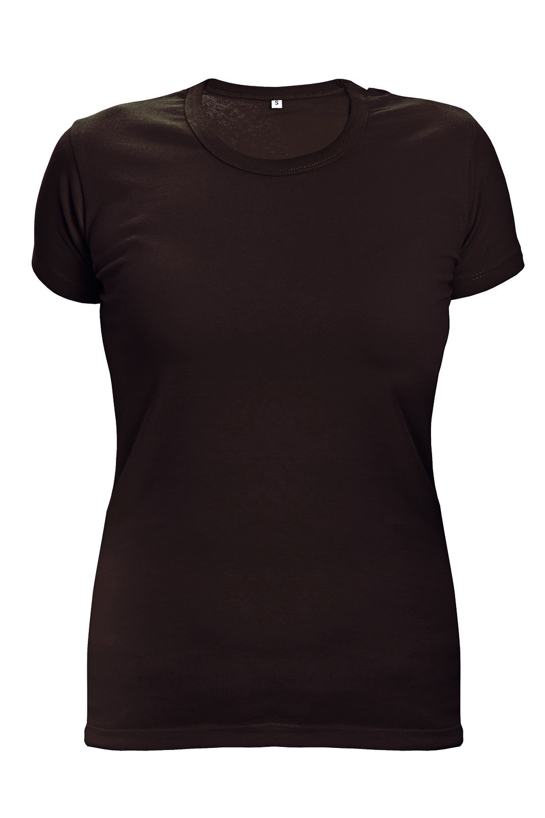 Dámske tričko s krátkym rukávom Surma Lady - veľkosť: M, farba: tmavo hnedá