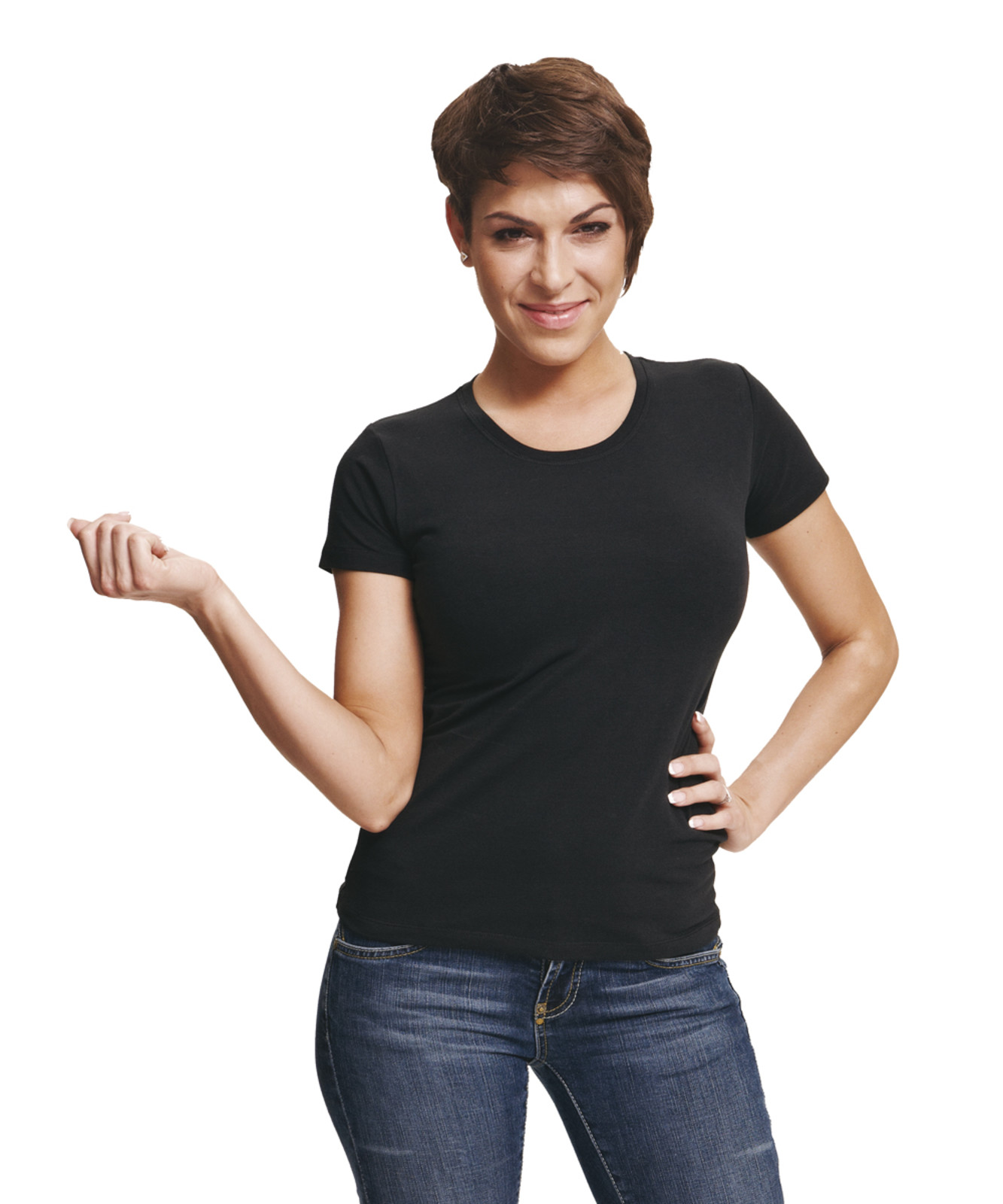 Dámske tričko s krátkym rukávom Surma Lady - veľkosť: L, farba: čierna