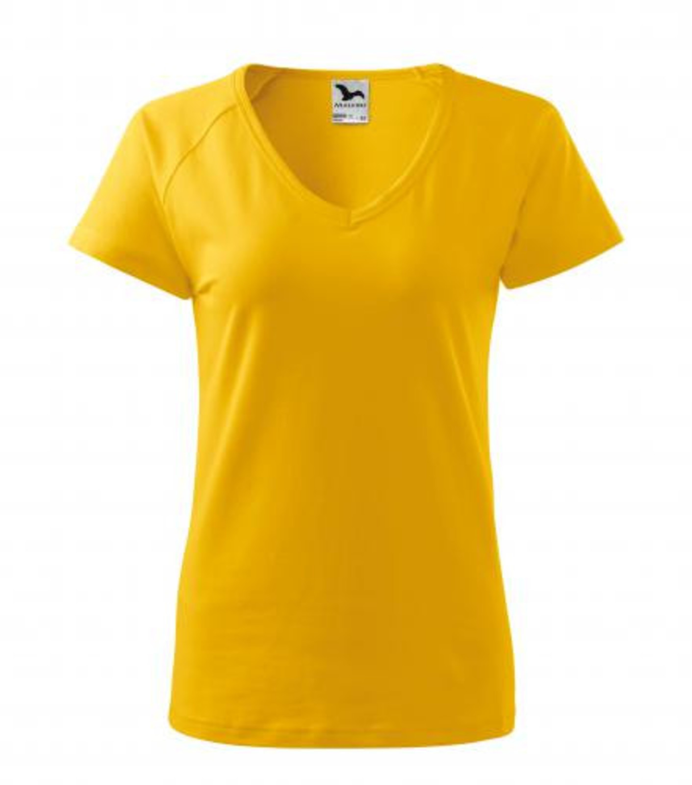 Dámske tričko s V výstrihom Adler Dream 128 - veľkosť: XXL, farba: žltá